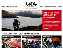 Tablet Screenshot of lensescape-photography.com